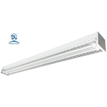30W Suspended LED Tube Type Wraparound Wireguard Ceiling Light LED Linear Light Supermarket School Office